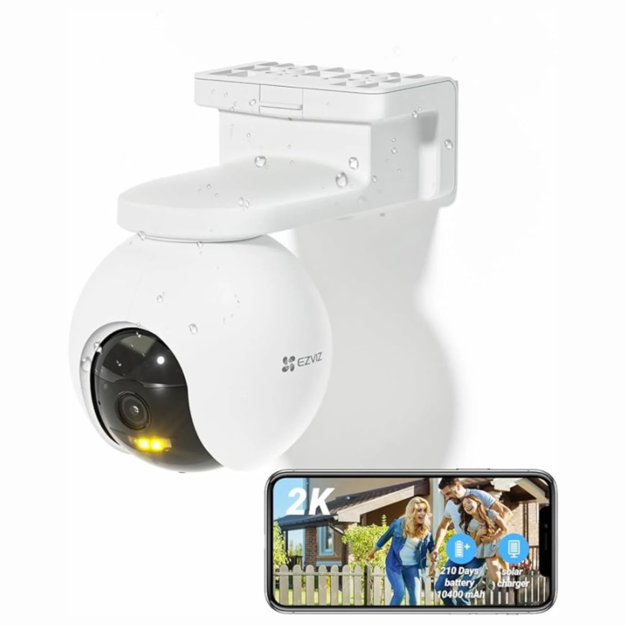 EZVIZ CB8 2K Battery-Powered Pan & Tilt Wi-Fi Camera
