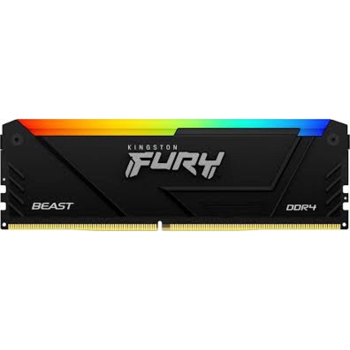 Kingston FURY Beast RGB 8GB DDR4 3200MHz Memory