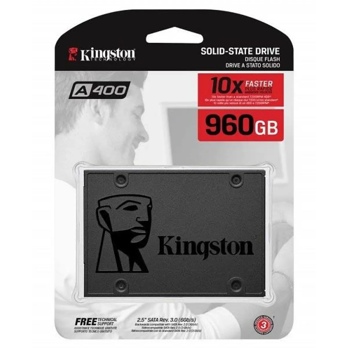 Kingston A400 960GB Internal SATA III SSD