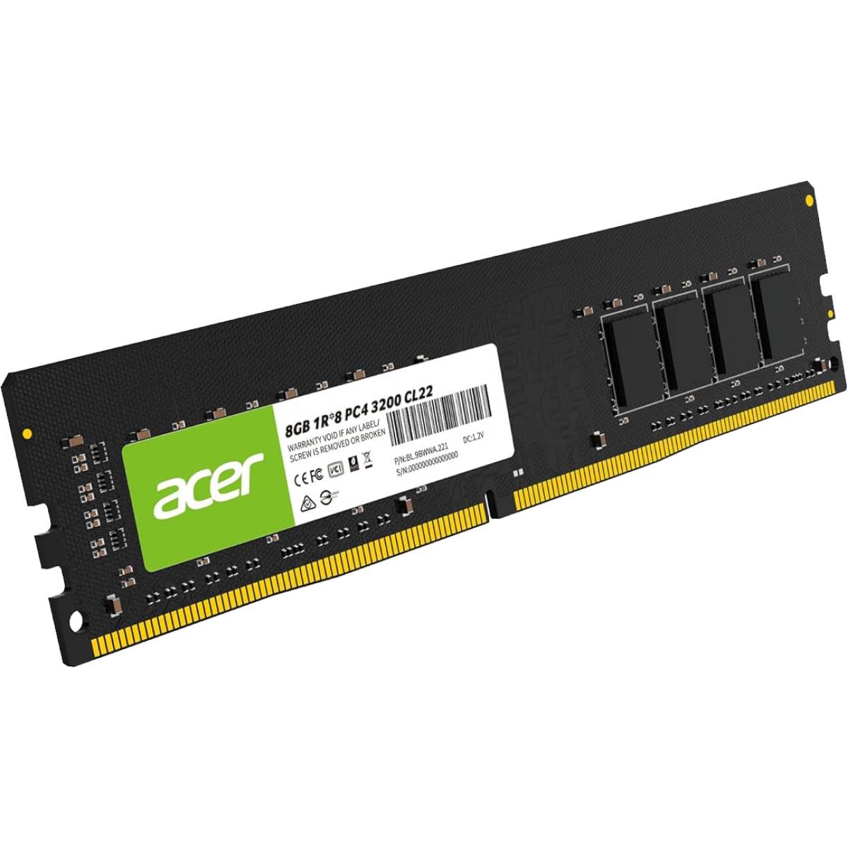Acer DRAM UD100 8GB DDR4 3200MHz Desktop Memory