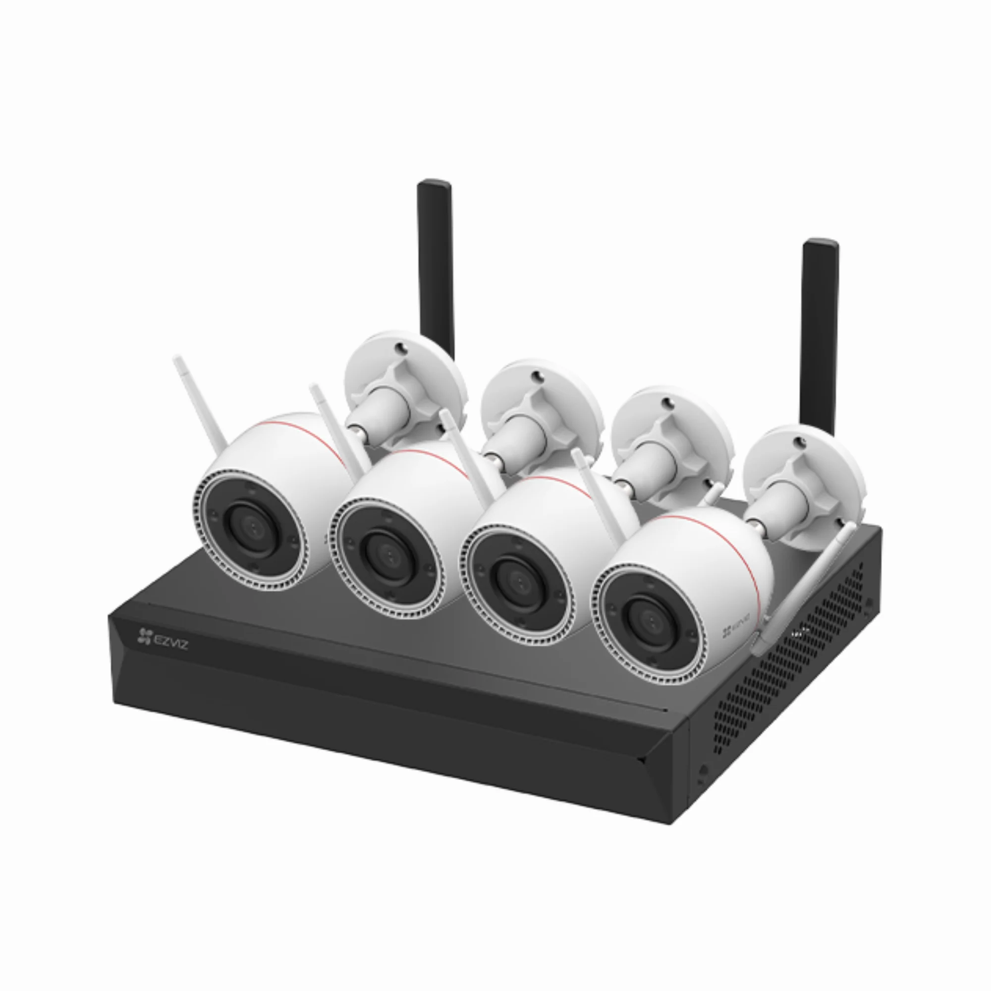 EZVIZ H3c 2K⁺ Wi-Fi NVR Security Kit with 4 Outdoor Cameras