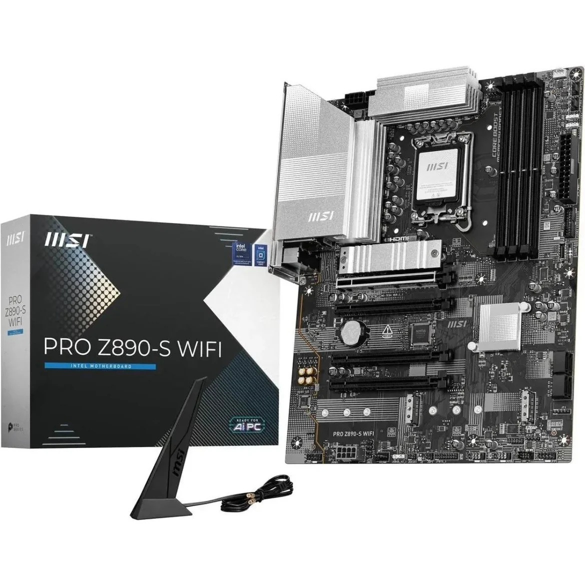 MSI PRO Z890-S WIFI Z890 Wi-Fi 7 ATX Motherboard