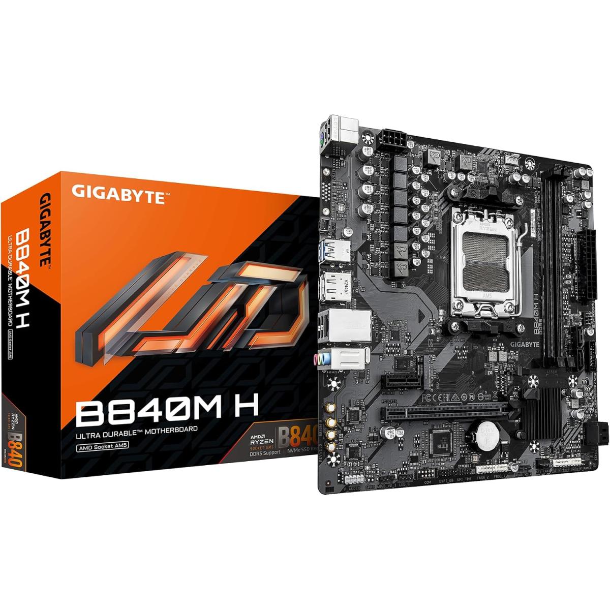 GIGABYTE B840M H M-ATX AM5 DDR5 Motherboard