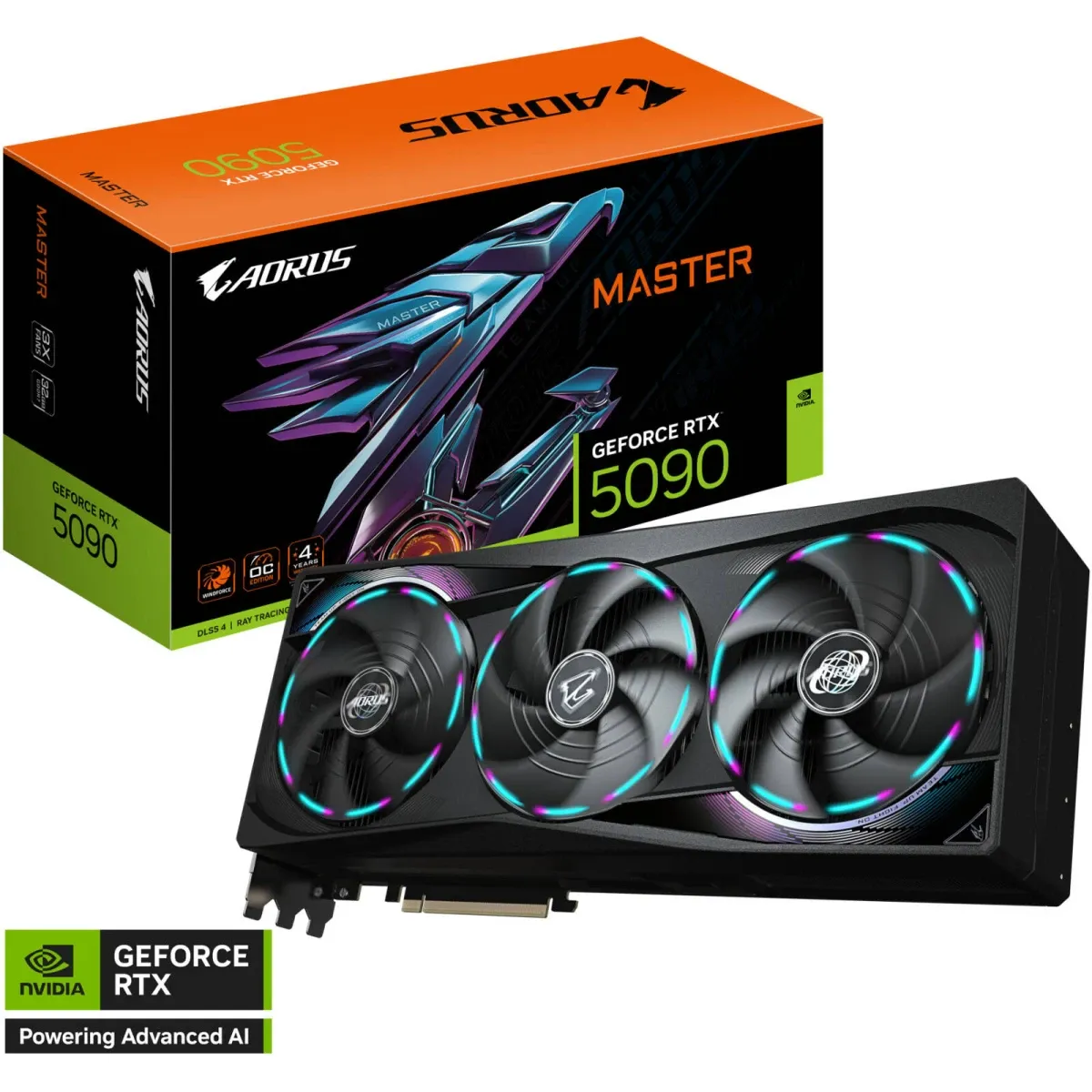 GIGABYTE AORUS GeForce RTX 5090 MASTER 32GB GDDR7 - Graphics Card