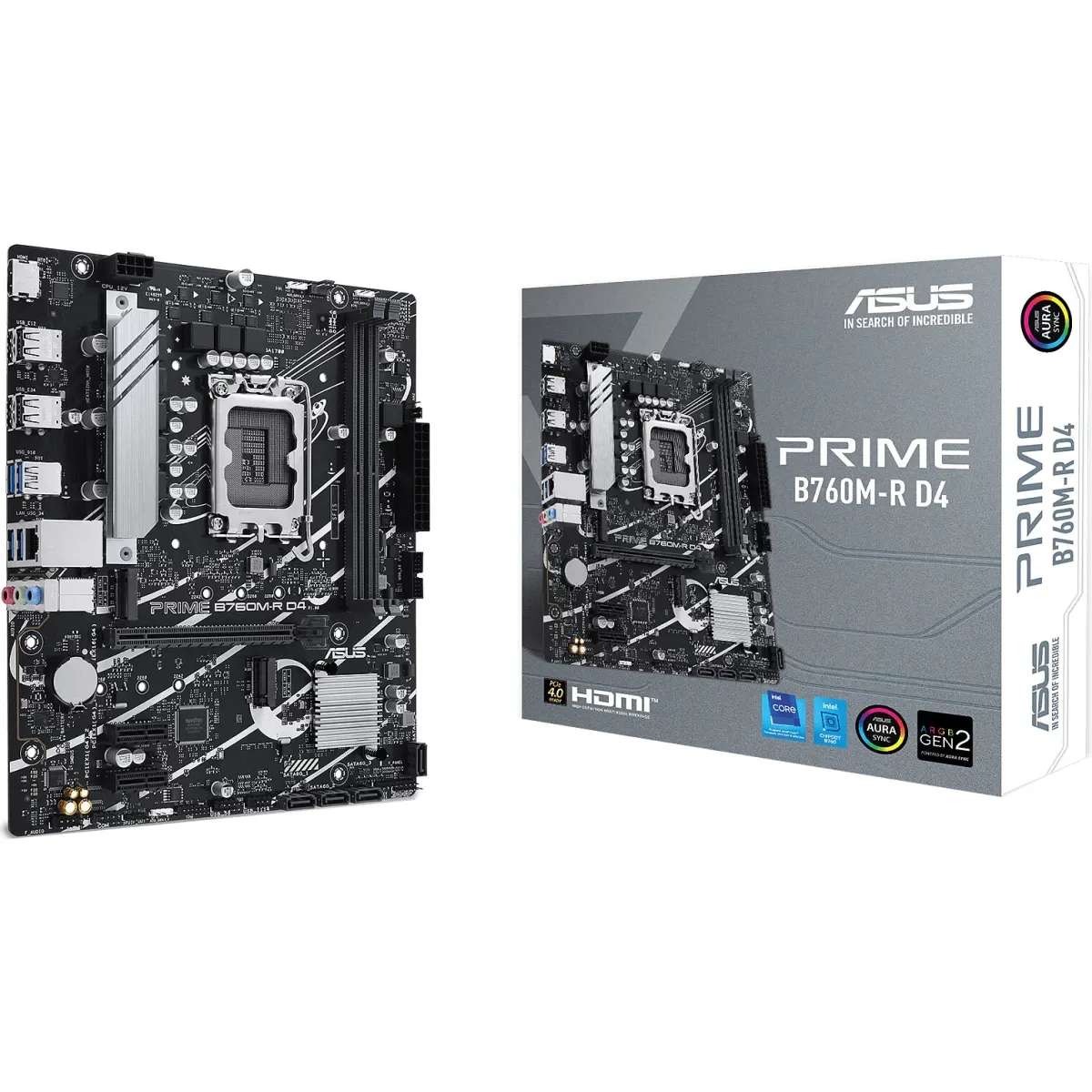 ASUS PRIME B760M-R DDR4 Intel 13th Gen Motherboard PCIe 4.0