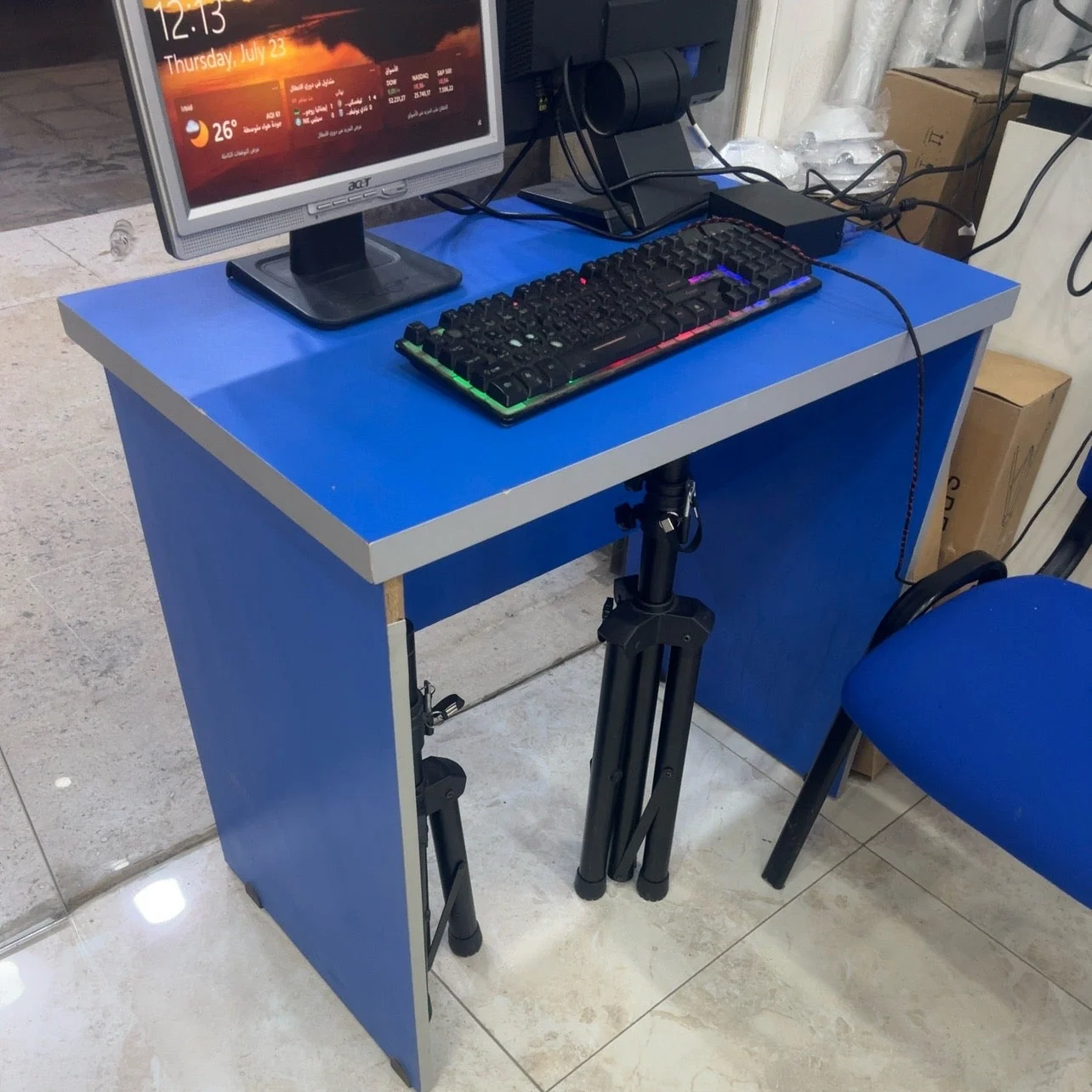 Computer Desk with Office Chair